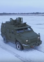 "Богдан" представил бронеавтомобиль "Барс-8" (видео)