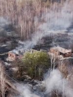 Пожары в Чернобыльской зоне и на Житомирщине тушат почти 2,5 тысячи спасателей