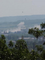 В Славянске снаряд попал в жилой дом