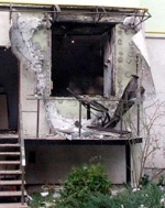 В Харькове неизвестные обстреляли из гранатомета жилой дом