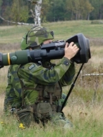 Украинские бойцы стреляли в зоне ООС из противотанковых комплексов NLAW