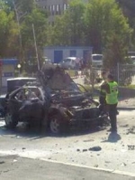 В Киеве погиб руководитель спецназа ГУР от взрыва машины (видео)