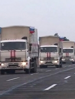 Россия самовольно и в сопровождении боевиков заводит свою "гуманитарку" в Изварино (фото)