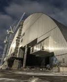 Четвертый энергоблок Чернобыльской АЭС накрыли защитной аркой (фото)