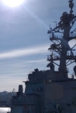 Ракетный эсминец США зашел в Одесский порт