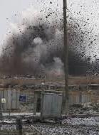 Под Мариуполем горит склад боеприпасов