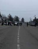 Протестующие разблокировали дорогу возле границы с Польшей