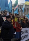 На Майдане прошел митинг против запрета Меджлиса (фото)