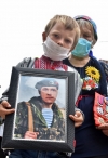 Семьи погибших под Иловайском и Дебальцево военных пикетировали посольство РФ в Киеве (фото)
