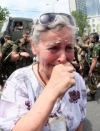 В ходе боев в Славянске погибли женщина с ребенком