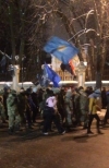 Националисты пришли на Банковую, где зачитали требования президенту (фото)