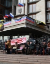 Боевики освобождают здание Донецкой ОГА?