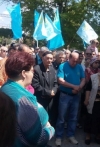 Несмотря на запрет в Бахчисарае крымские татары вышли на молитву (фото, видео)