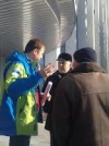 Демонстранты освобождают помещение Ривненской ОГА