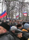 Пророссийские активисты усилили блокаду штаба ВМС ВС Украины