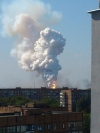 В Донецке из-за взрывов на Казенном заводе возможно повышение радиационного фона