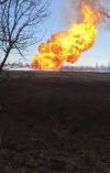 Пожар на газопроводе возле Красногоровки погасили