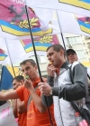 Под Укрзализныцей пикет: требуют повышения зарплаты (фото, видео)