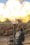 Боевики обстреляли авто военных: 1 погиб, 4 раненых