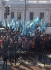 В Киеве проходят сразу несколько митингов в правительственном квартале (фото, видео)
