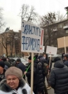 Протестующие против рынка земли перекрыли несколько улиц в центре Киева (видео)