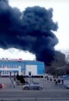 В России горит завод, где производят баллистические ракеты (фото, видео)