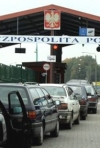 На границе Украины и Польши стоит очередь автомобилей